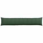 vidaXL Coussins de canapé 2 Pièces Vert foncé 200 x 40 cm