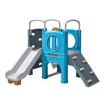 Climber Aire de jeux bleue et grise