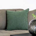 Coussin carré vert olive 40 x 40 cm