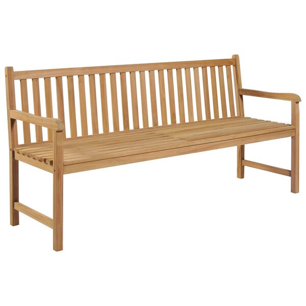 vidaXL Banc de jardin 175 cm Bois de teck solide