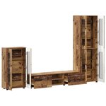 vidaXL Ensemble meuble TV FLORIN Bois ancien Bois d'ingénierie