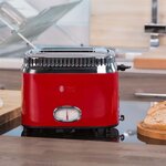 Russell hobbs grille-pain retro rouge 1300 w