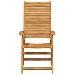 vidaXL Ensemble de salle à manger pour jardin 7 Pièces Marron