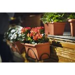 PLASTIKEN Jardiniere rectangulaire Ø 60 X 33 cm - Terracotta