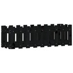 vidaXL Lit surélevé de jardin design de clôture 100x30x30cm pin massif