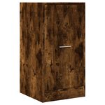 vidaXL Armoire d'apothicaire chêne fumé 40x41x77 5cm bois d'ingénierie
