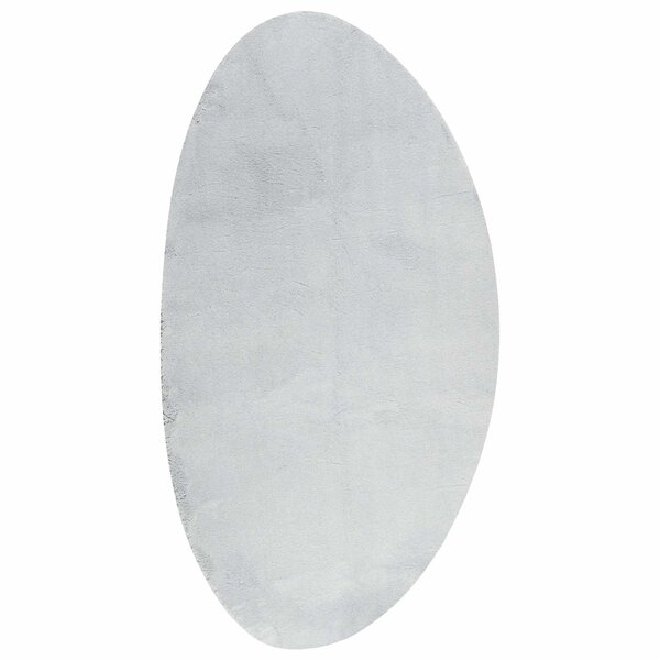 vidaXL Tapis de surface HUARTE Gris 80 x 150 cm Polyester