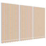 vidaXL Tissu de remplacement pour auvent rayures multicolores 5x3 m