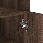 vidaXL Buffet chêne marron 73 5x35x75 cm bois d'ingénierie