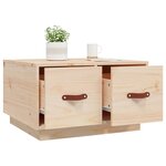 vidaXL Table basse 60x53x35 cm Bois massif de pin