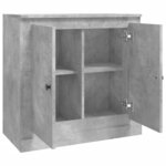 vidaXL Buffet gris béton 70x35 5x67 5 cm bois d'ingénierie