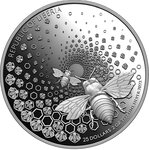 Monnaie en argent 25 dollars g 62.2 (2 oz) millésime 2023 entoma bee