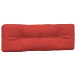 vidaXL Coussins de palette 3 Pièces rouge tissu