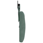 vidaXL Tête de lit suspendue Avec lumière LED Vert Mer Velours