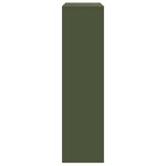 vidaXL Boîte de dépôt de colis Vert olive 44 x 22 x 82 cm Acier