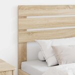 vidaXL Tête de lit Chêne Sonoma 90 cm Bois d'ingénierie