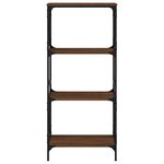 vidaXL Bibliothèque 4 niveaux chêne brun 59x35x132cm bois d'ingénierie