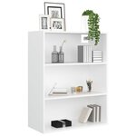 vidaXL Armoire murale suspendue Blanc 69 5x32 5x90 cm
