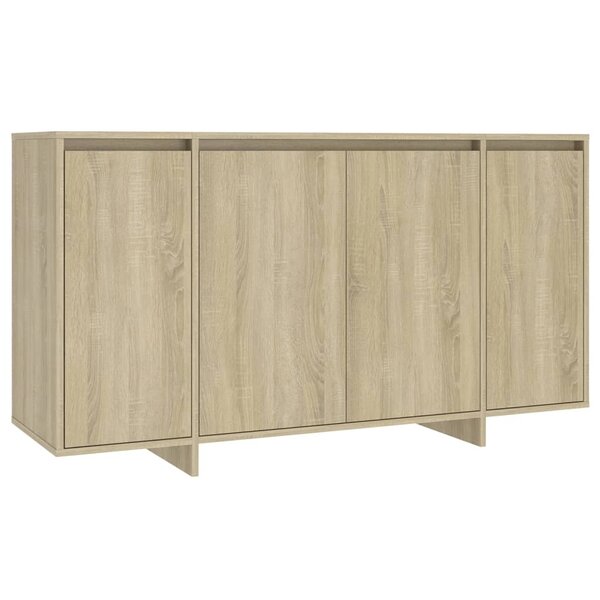 vidaXL Buffet chêne sonoma 135x41x75 cm bois d'ingénierie