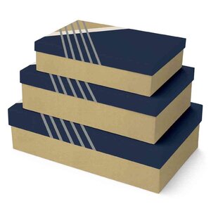 Set de boîtes cadeaux 'modern'  3 pièces clairefontaine