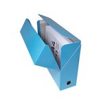 Boite transfert Dos 90mm IDERAMA Turquoise x 5 EXACOMPTA