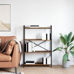 vidaXL Bibliothèque Bois ancien 80 x 30 x 118 cm Panneau de particules