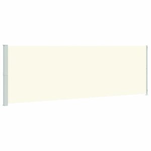 vidaXL Auvent latéral rétractable de patio 200x600 cm Crème
