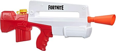 Pistolet fortnite burst AR blanc rouge