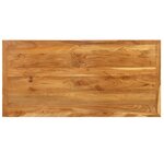 vidaXL Table de bar Teck recyclé massif 120x58x106 cm