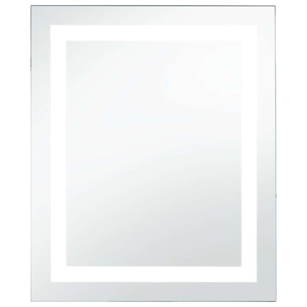 vidaXL Miroir à LED pour salle de bains et capteur tactile 50x60 cm