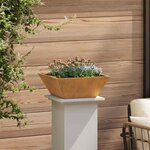 vidaXL Bol de Jardin 40x40x15 cm en Acier Corten