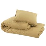 vidaXL Ensemble de housse de couette Taupe 200x220 cm Microfibre