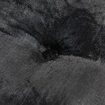 vidaXL Pouf Rond Velours 40x20 cm Anthracite