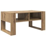 vidaXL Table basse Chêne artisanal 92 x 53 x 45 cm Bois d'ingénierie