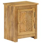 vidaXL Table de chevet Bois de manguier massif 40x30x50 cm