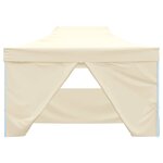 vidaXL Tente de fête 280 x 410 x 315 cm Crème Tissu Oxford