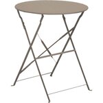Table ronde en acier 60 cm cuba