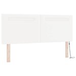 vidaXL Lit à ressorts avec matelas Blanc 160 x 200 cm Simili cuir