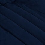 vidaXL Duvet complet toute l'année 200 x 240 cm 4 saisons Bleu foncé