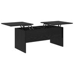 vidaXL Table basse Chêne noir 102 x 50 5 x 46 5 cm Bois d'ingénierie
