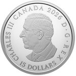 Monnaie BEAR Clan Animals Argent 15$ Canada 2026