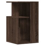 vidaXL Table d'appoint chêne marron 35x35x60 cm bois d'ingénierie