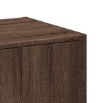 vidaXL Armoire apothicaire chêne marron 30x41x77 5cm bois d'ingénierie
