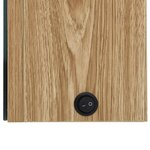 vidaXL Armoire de salle de bain à miroir LED Chêne 80x12x68 cm