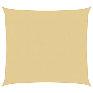 vidaXL Voile d'ombrage sable 3x2 5 m 100   polyester oxford
