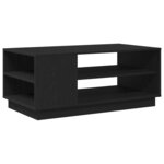 vidaXL Table basse Chêne noir 102 x 55 x 43 cm Bois d'ingénierie
