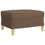 vidaXL Ensemble de canapés 3 Pièces repose-pied et coussins décoratifs