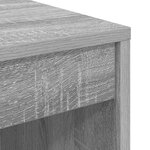 vidaXL Bureau d'écriture Gris sonoma Bois d'ingénierie 80 x 40 x 76 cm