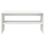 vidaXL Meuble TV Blanc 80 x 40 x 40 cm Aggloméré