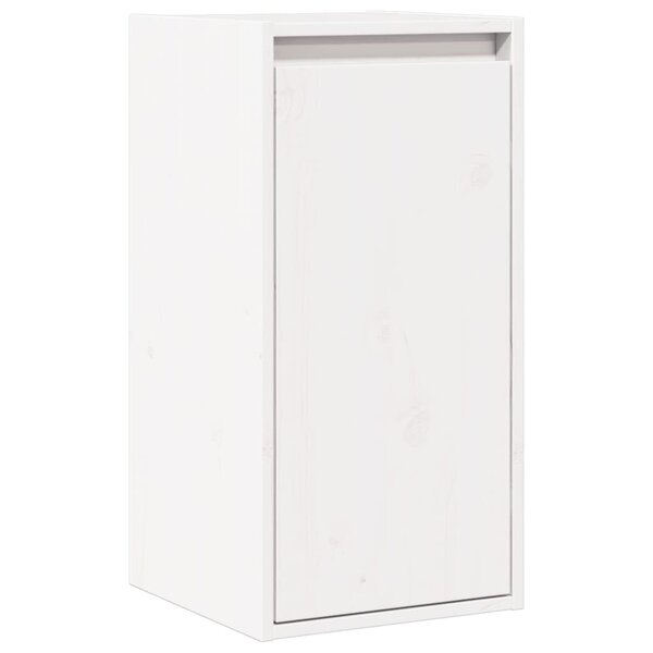 vidaXL Armoire murale Blanc 30x30x60 cm Bois de pin massif
